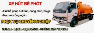 hút bể phốt tại Yên Hòa
