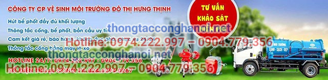 Hưng Thịnh - Đơn vị hút bể phốt tại Mỹ Đình uy tín chất lượng