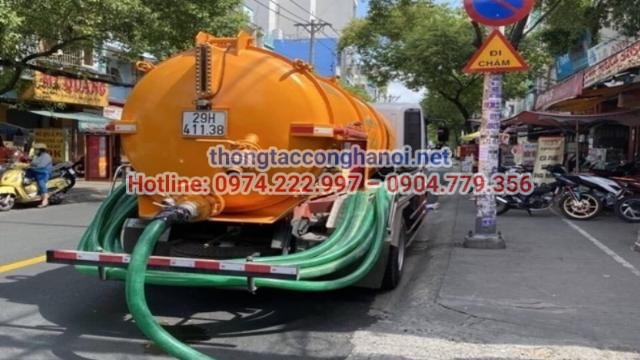 Dịch vụ hút bể phốt tại Vĩnh Hưng của Hưng Thịnh, nhanh chóng minh bạch và triệt để
