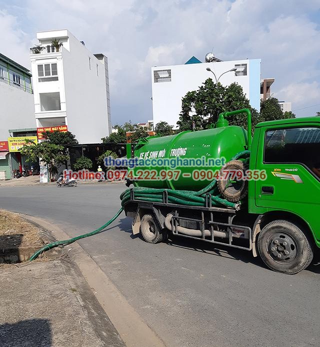 Hút bể phốt tại Vĩnh Hưng định kỳ giúp bảo vệ hệ thống đường ống