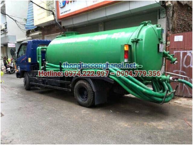 Quy trình hút bể phốt tại Vĩnh Hưng