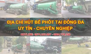 hút bể phốt tại đống đa