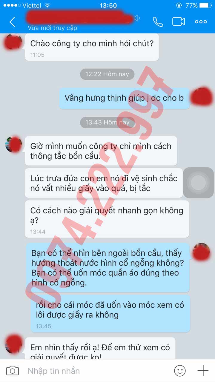 Thông tắc bồn cầu bằng móc quần áo