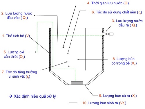 Bể sinh học hiếu khí aerotank