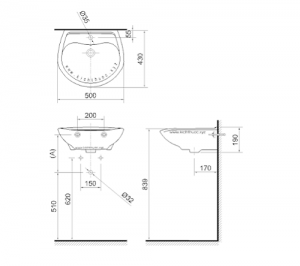 Kích thước Lavabo