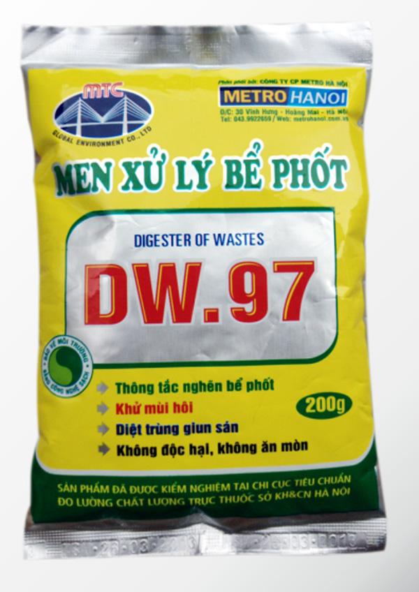 men xử lý bể phốt Dw.97