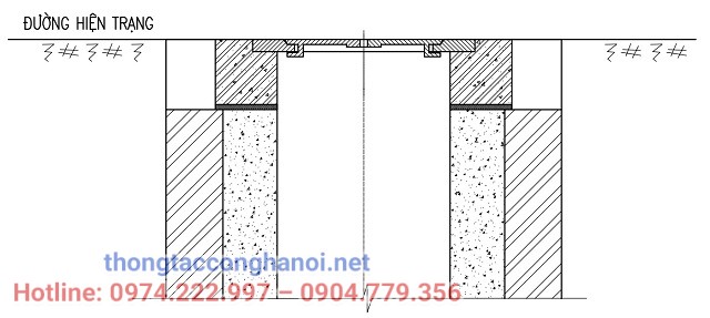 Lắp đặt thi công hố ga