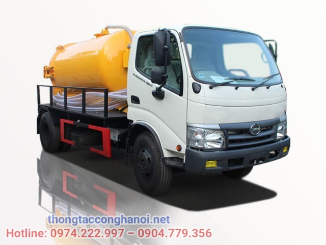 Xe Hino hút chất thải