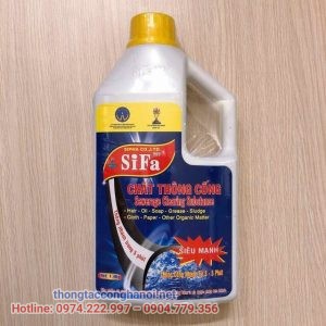 lưu ý khi sử dụng nước thông cống sika