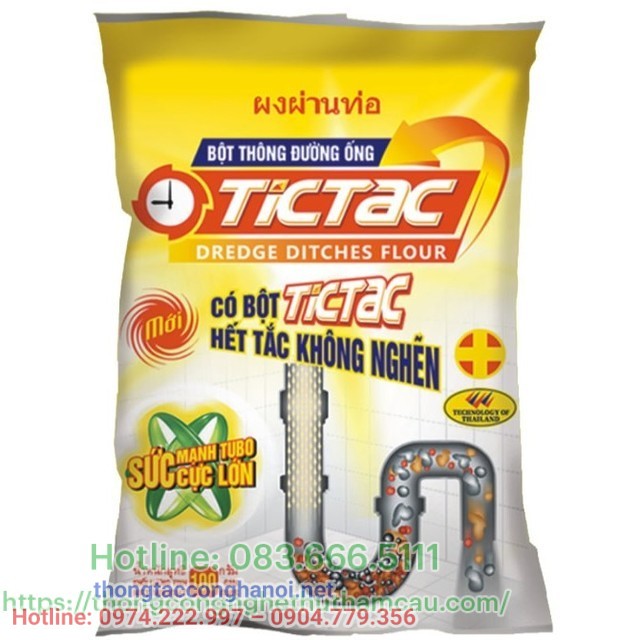 Men xử lý hầm cầu Tictac