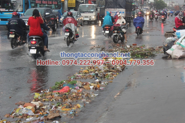 Dấu hiệu cống đang bị tắc