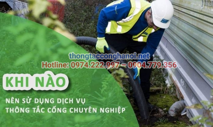 Dấu hiệu nhận biết cần xử lý tắc cống.