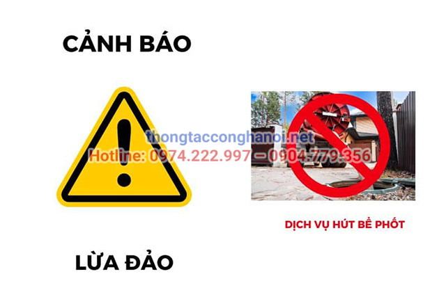 Cần cẩn trọng với các chiêu trò thông tắc cống lừa đảo