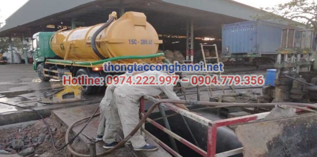 Dịch vụ thông tắc cống hoạt động 24/7