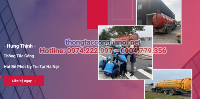 Hưng Thịnh - địa chỉ hút bể phốt tại Tiên Du uy tín