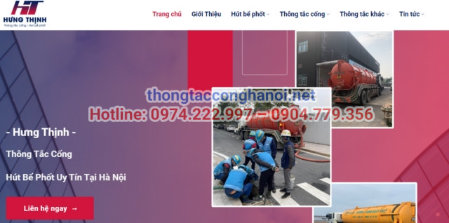 Hưng Thịnh - Đơn vị thông tắc cống tại Bắc Ninh uy tín