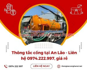 thông tắc cống tại An Lão