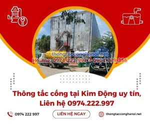 thông tắc cống tại Kim Động