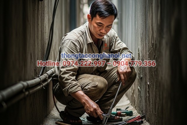 Anh Minh: Chuyên gia xử lý các ca khó trong các ngõ nhỏ, cần sự khéo léo và các giải pháp đi dây phức tạp.