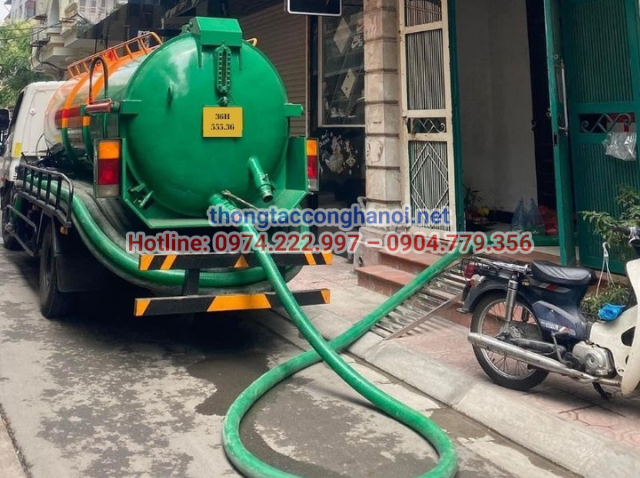 Xe bồn hút bể phốt