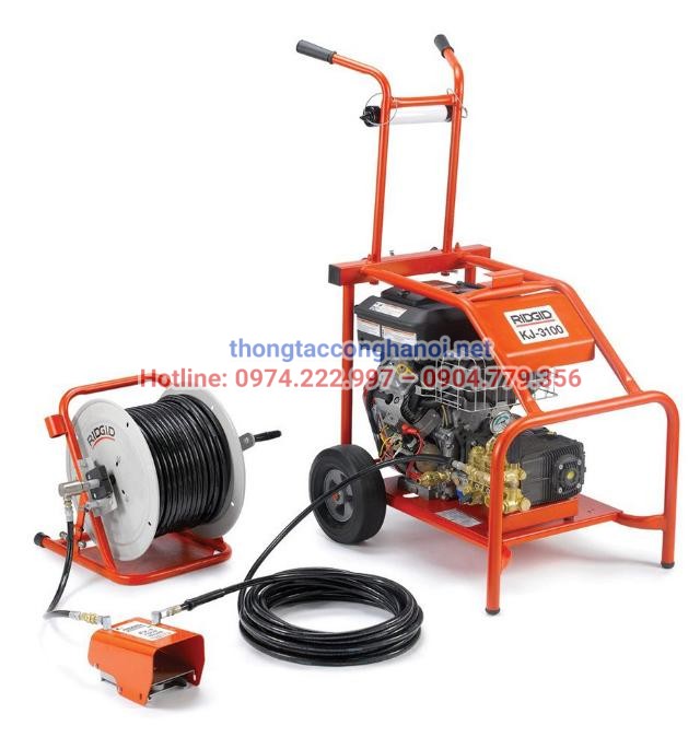 Máy thông tắc cống áp lực nước RIDGID KJ-3100