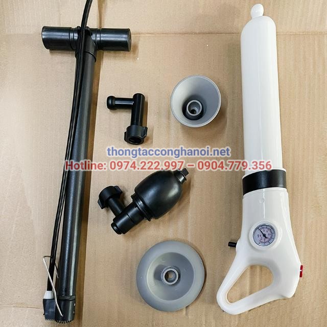 Cấu tạo của súng thông bồn cầu