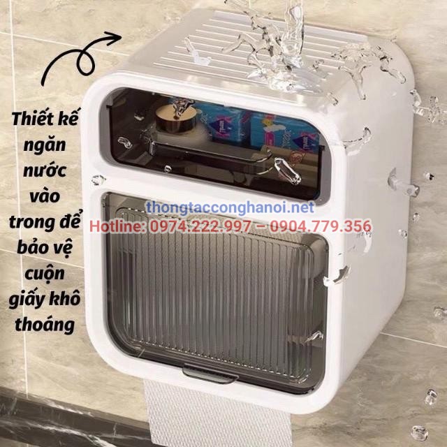 Hộp đựng giấy vệ sinh dán tường chống nước