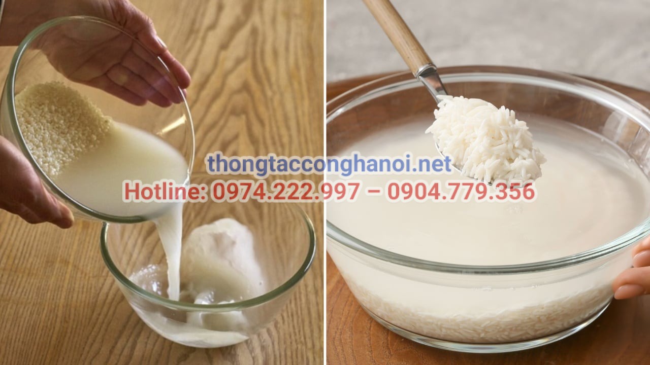 Cách làm sáng bạc bằng nước vo gạo