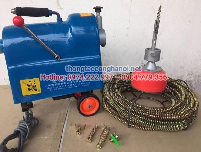 Máy thông tắc lò xo cơ học