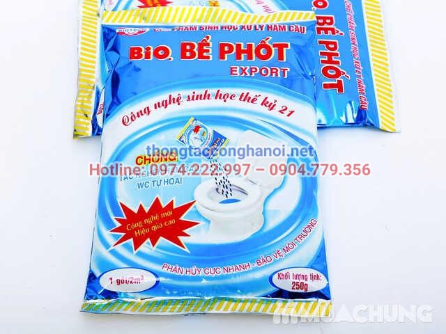 Sử dụng Enzyme thông tắc bồn cầu