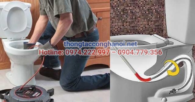 Quy trình thực hiện thông tắc bồn cầu tại Đông Anh