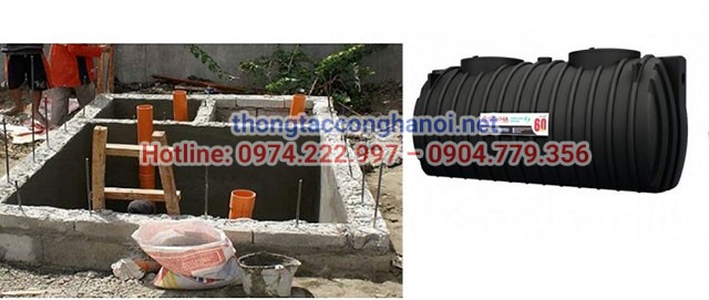 Bể phốt nhựa và bể phốt truyền thống