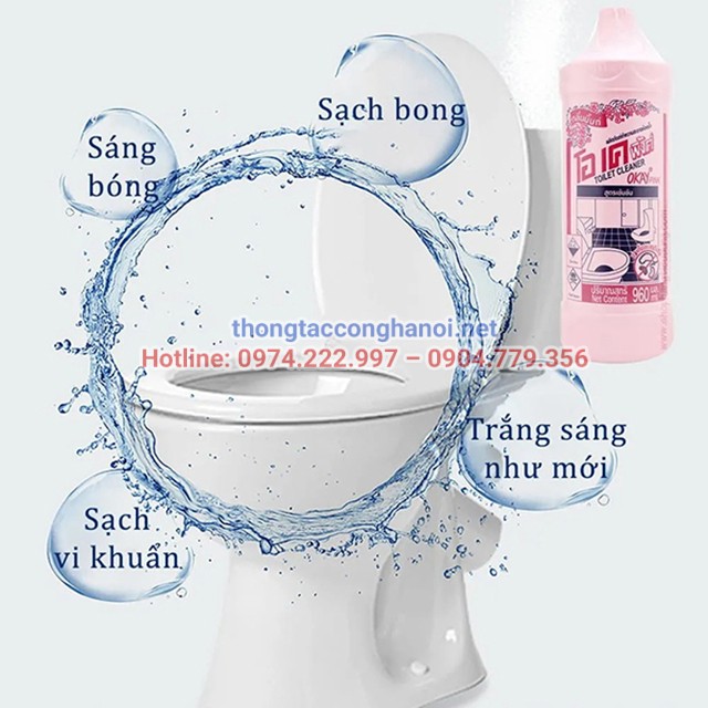 Công dụng nước tẩy bồn cầu