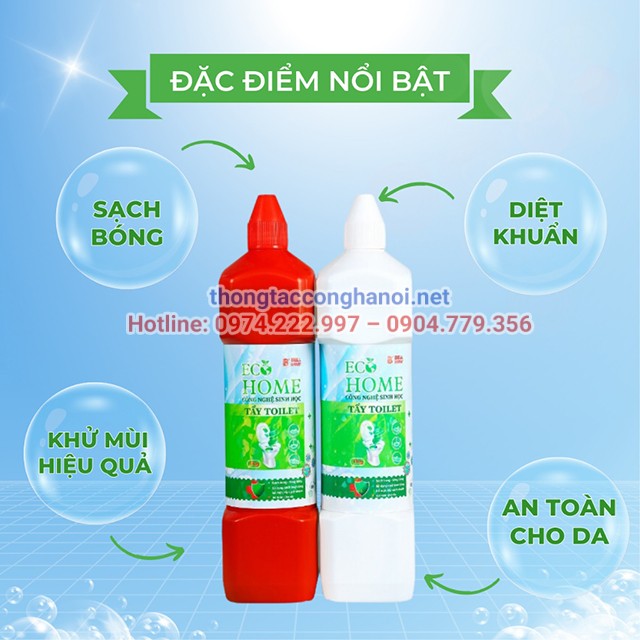 Nước tẩy bồn cầu Ecohome