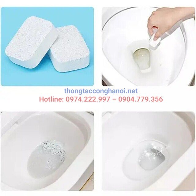 Sử dụng thuốc thông tắc bồn cầu