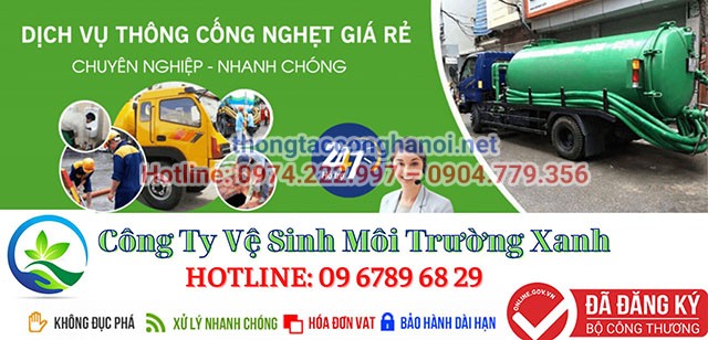 Công ty Vệ sinh Môi Trường Xanh