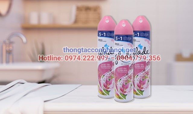 Nước xịt thơm nhà vệ sinh