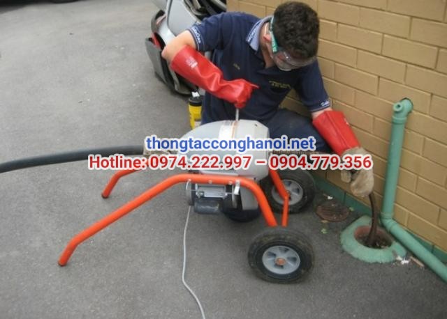 quy trình thông tắc cống
