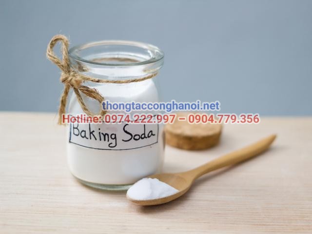 Hút mùi bằng baking soda