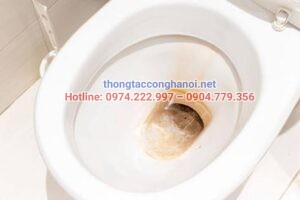 Bồn cầu bị rỉ sét