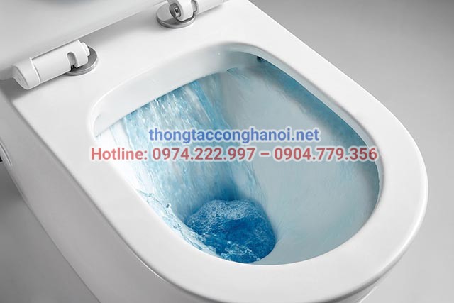 Bồn cầu xả thẳng