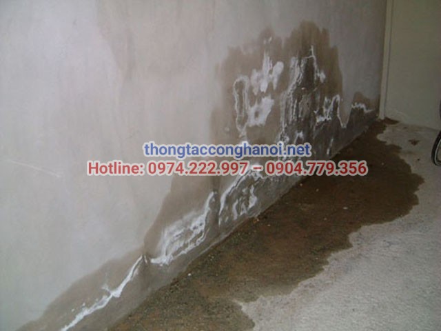 dấu hiệu nhận biết bể phốt bị rò rỉ nước
