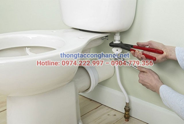 Lắp bồn cầu sai kỹ thuật