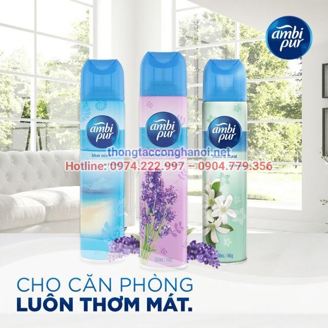 Nước xịt thơm nhà vệ sinh Ambi Pur Air 
