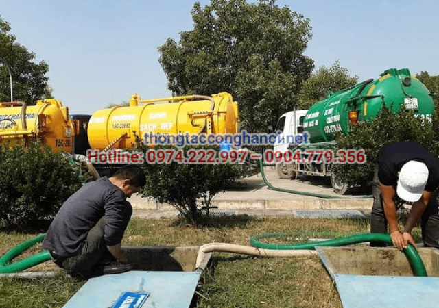 Dịch vụ hút hầm cầu tại Cần Giờ