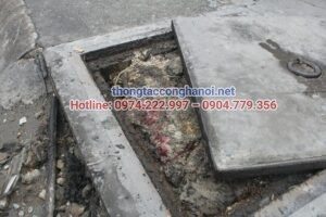 Cống nghẹt do tắc nghẽn rác thải