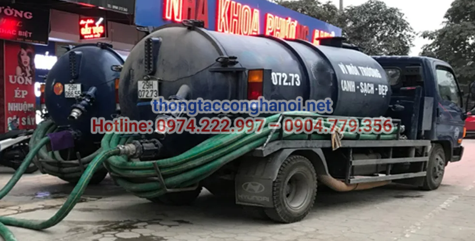 Hưng Thịnh - Đơn vị hút bể phốt tại Thái Nguyên uy tín, chuyên nghiệp
