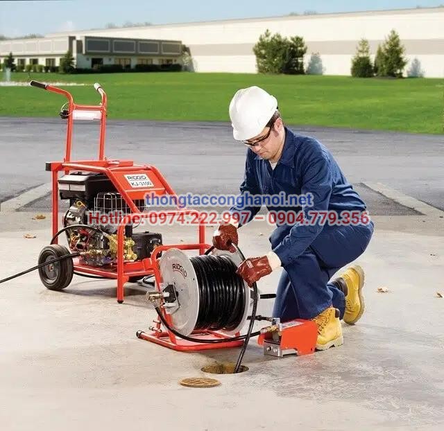 Máy thông cống áp lực nước cao