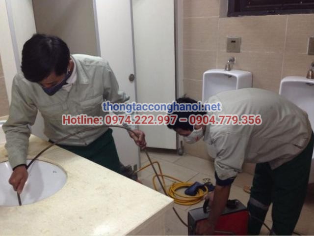 Quy trình thông cống nghẹt huyện Bình Chánh