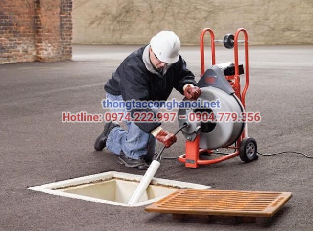 Trang thiết bị thông cống nghẹt Hóc Môn hiện đại